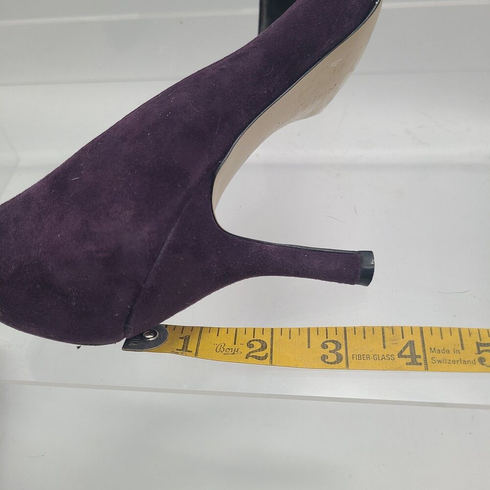 Anne Klein Christa Womens Dark Purple Suede Stiletto Pumps US Sz 8M - Picture 9 of 9